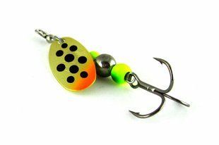 БЛЕСНА ВРАЩАЮЩАЯСЯ SAVAGE GEAR CAVIAR SPINNER 2 #Firetiger
