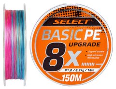 SELECT BASIC PE X8 ПЛЕТЕНЫЙ ШНУР РЫБОЛОВНЫЙ 150м (multi-colored) #1,5