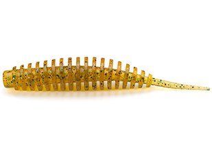 FISHUP TANTA СЪЕДОБНАЯ СИЛИКОНОВАЯ ПРИМАНКА 2.5"#036 Caramel/Green Black