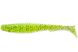FISHUP U-SHAD СЪЕДОБНАЯ СИЛИКОНОВАЯ ПРИМАНКА 2"#055 Chartreuse Black