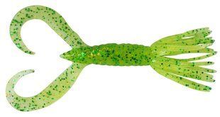 KEITECH LITTLE SPIDER ЇСТІВНА СИЛІКОНОВА ПРИМАНКА 2"#424 Lime chartreuse
