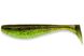 FISHUP WIZZLE SHAD ЇСТІВНА СИЛІКОНОВА ПРИМАНКА 3"#204 Green Pumpkin/Chartreuse